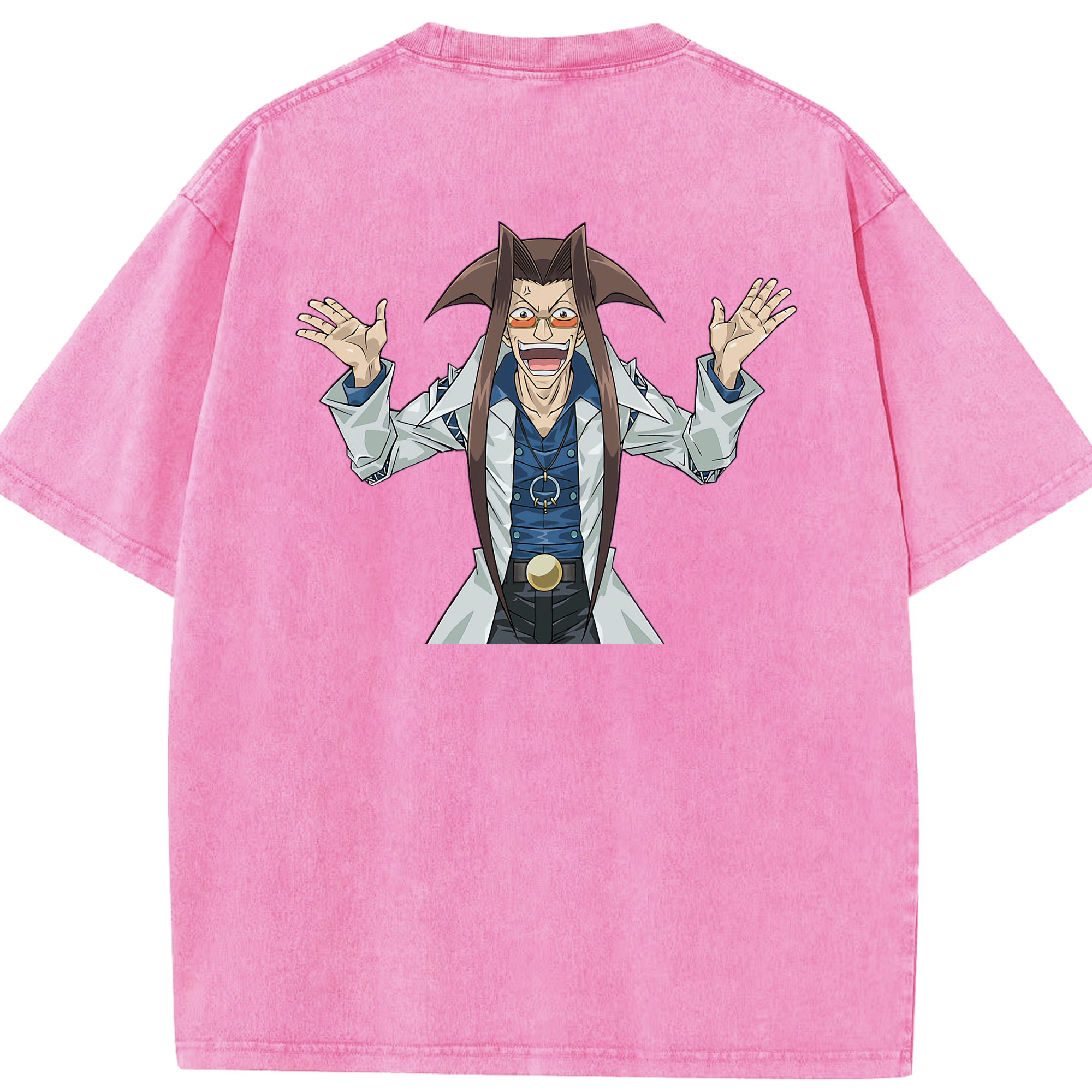 （画像用） 遊☆戯☆王 Yu-Gi-Oh! 綿100% ヴィンテージ風 半袖Tシャツ（背面プリント）